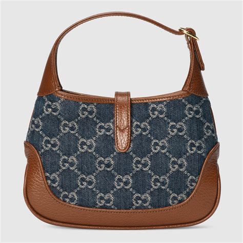 Jackie 1961 mini bag Gucci Multicolour in Denim 